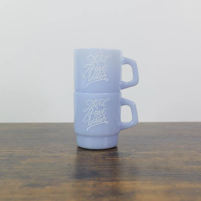 Blue Jade Glass TWW Script Mug - Image 2