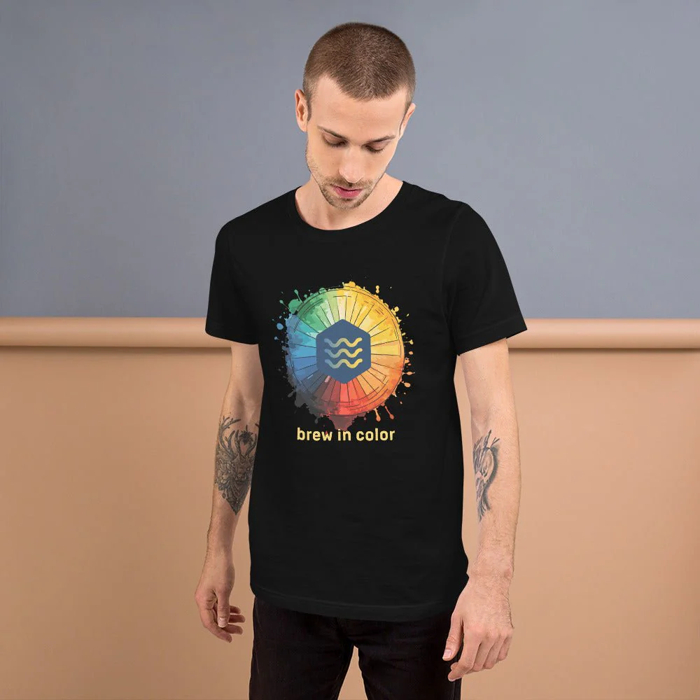 brew in color T-shirt