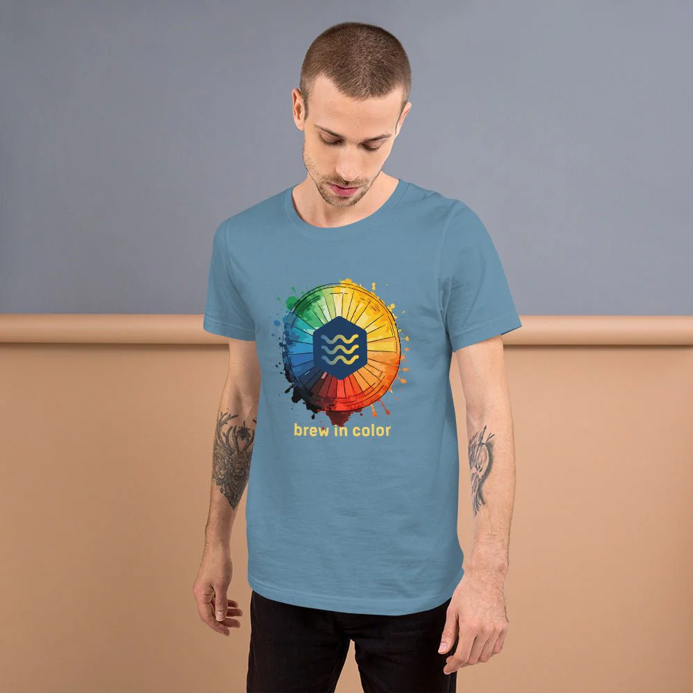 brew in color T-shirt - Image 3